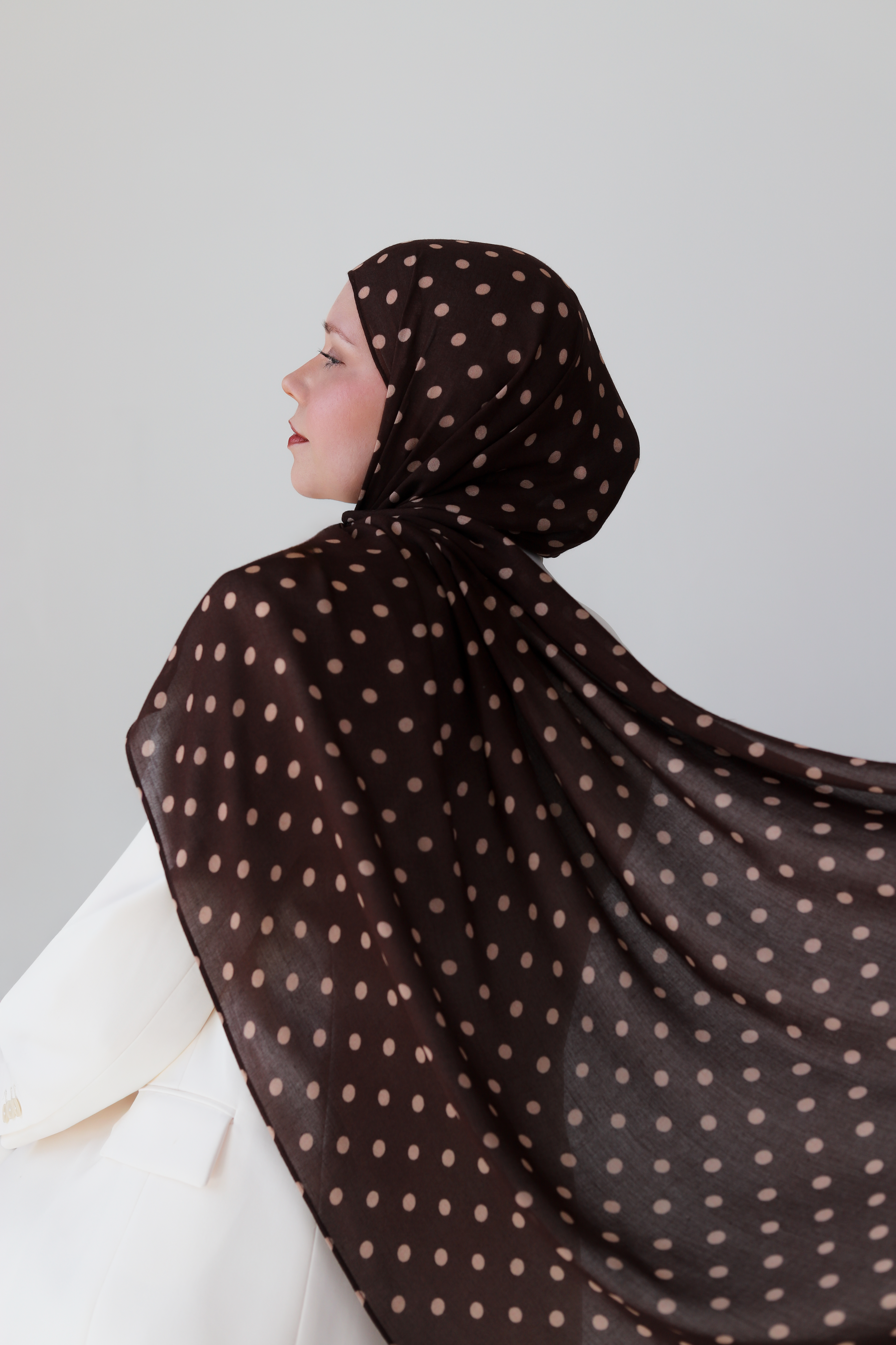 Polka Dot Modal - BROWN